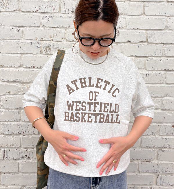  「【＠remi_usus企画】カレッジロゴミニ裏毛スウェットT」|プルオーバー|