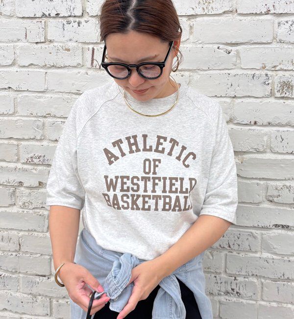  「【＠remi_usus企画】カレッジロゴミニ裏毛スウェットT」|プルオーバー|