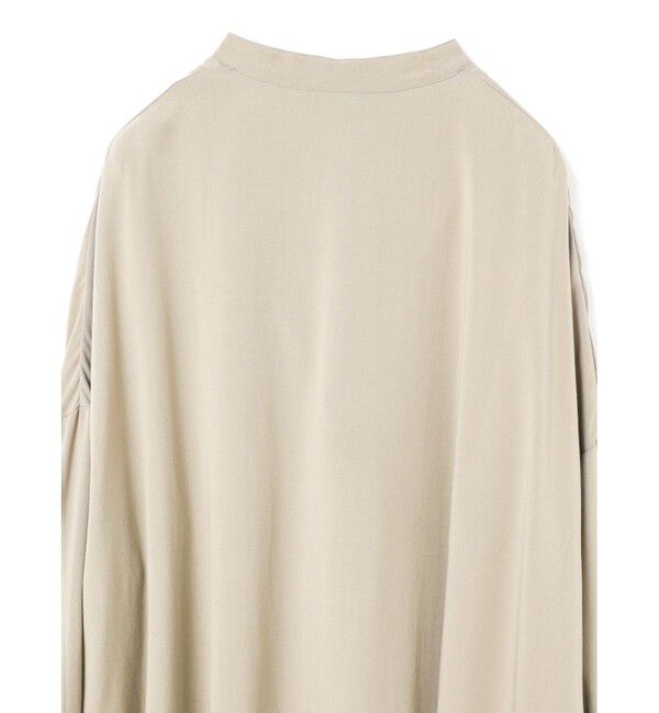 mizuiro ind「mizuiro ind  バンドカラーロングシャツ」|ワンピース|