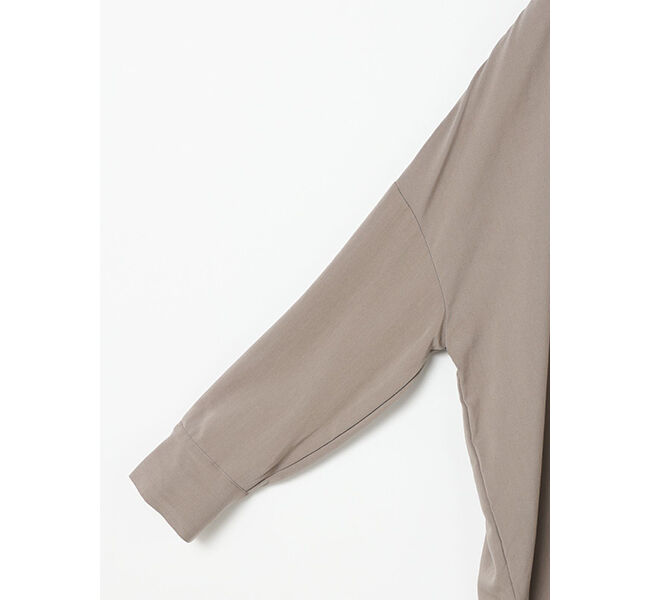 mizuiro ind「mizuiro ind  バンドカラーロングシャツ」|ワンピース|