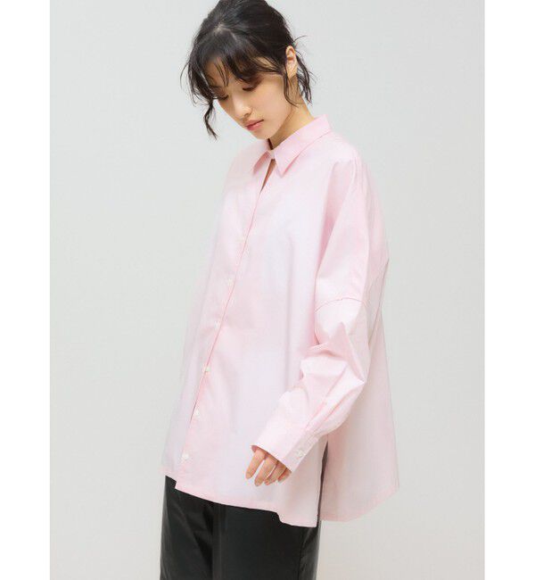 MIDIUMISOLID「MIDIUMISOLID for Ladies スキッパーポンチョシャツ」|シャツ・ブラウス|