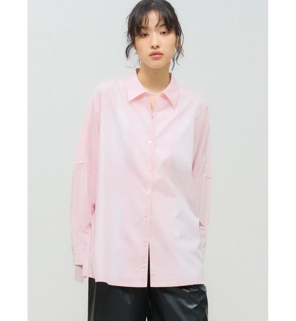 MIDIUMISOLID「MIDIUMISOLID for Ladies スキッパーポンチョシャツ」|シャツ・ブラウス|