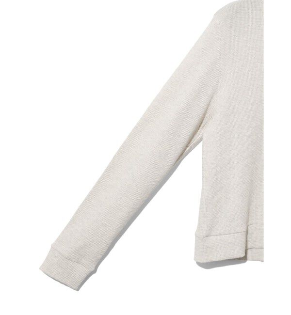 MIDIUMISOLID「MIDIUMISOLID for Ladies Uネックワッフルプルオーバー」|Tシャツ・カットソー|