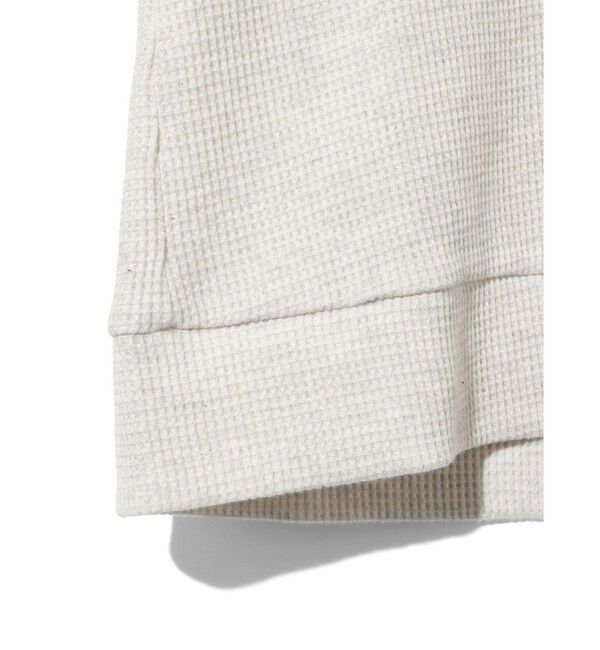 MIDIUMISOLID「MIDIUMISOLID for Ladies Uネックワッフルプルオーバー」|Tシャツ・カットソー|