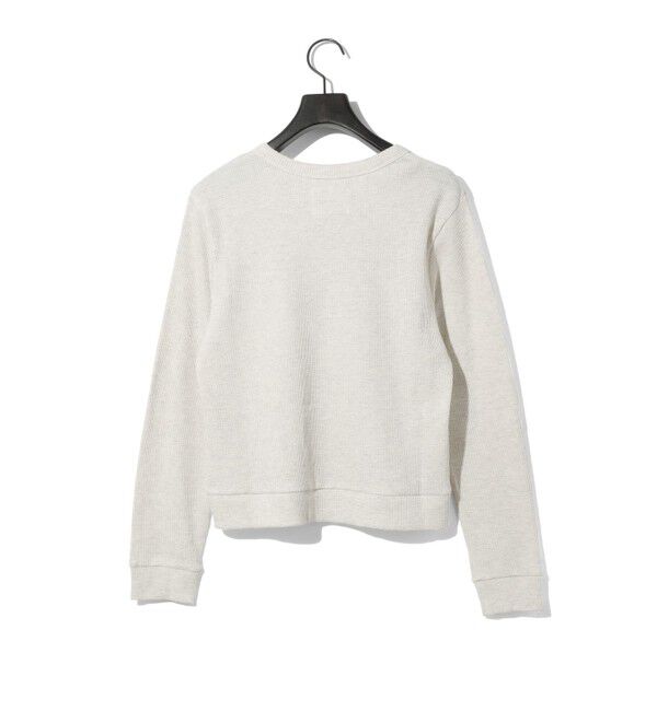 MIDIUMISOLID「MIDIUMISOLID for Ladies Uネックワッフルプルオーバー」|Tシャツ・カットソー|