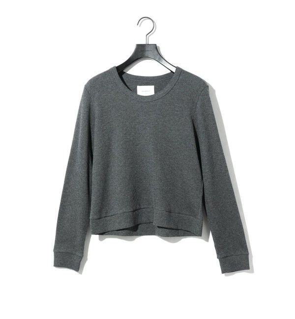 MIDIUMISOLID「MIDIUMISOLID for Ladies Uネックワッフルプルオーバー」|Tシャツ・カットソー|