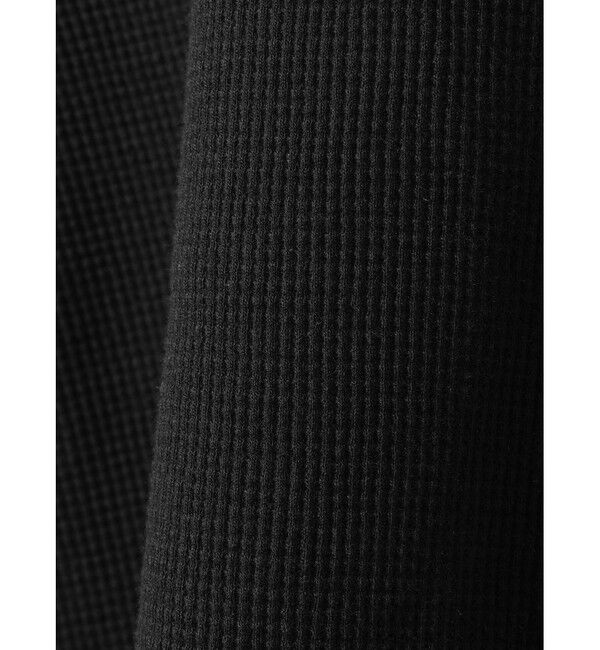 MIDIUMISOLID「MIDIUMISOLID for Ladies Uネックワッフルプルオーバー」|Tシャツ・カットソー|