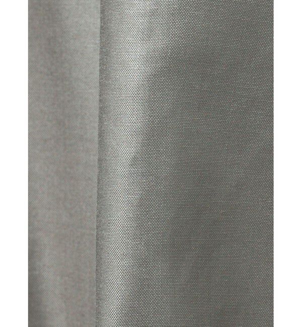 mizuiro ind「mizuiro ind グロッシーワイドハーフスリーブシャツワンピース」|ワンピース|