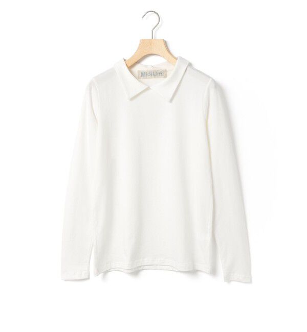 MidiUmi「MidiUmi シャツカラープルオーバー」|Tシャツ・カットソー|