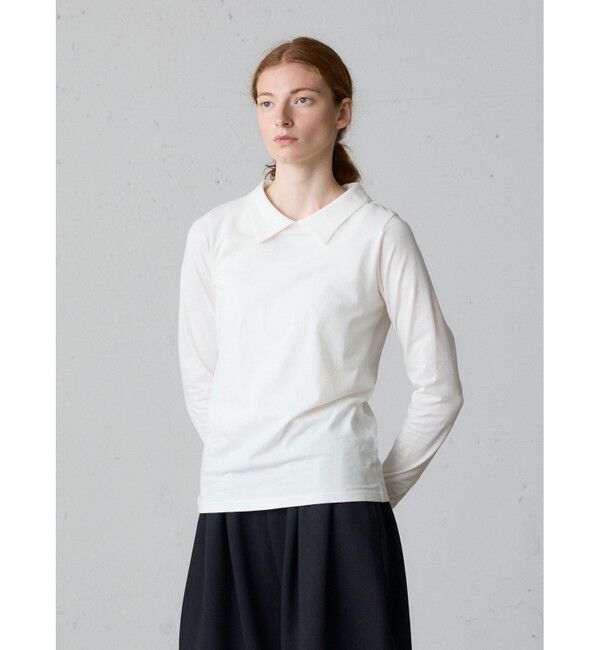 MidiUmi「MidiUmi シャツカラープルオーバー」|Tシャツ・カットソー|