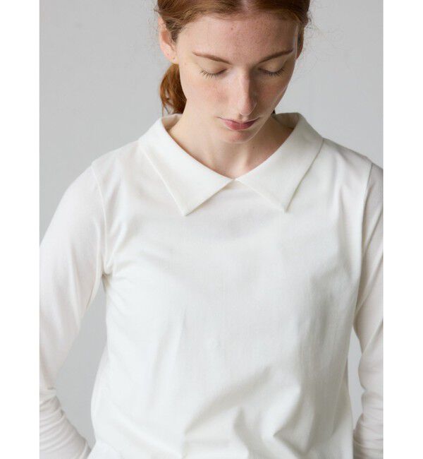 MidiUmi「MidiUmi シャツカラープルオーバー」|Tシャツ・カットソー|