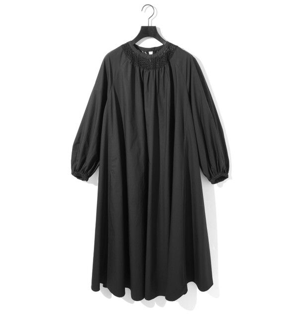 MIDIUMISOLID「MIDIUMISOLID for Ladies ボリュームワンピース」|ワンピース|ブラック&times;ブラック