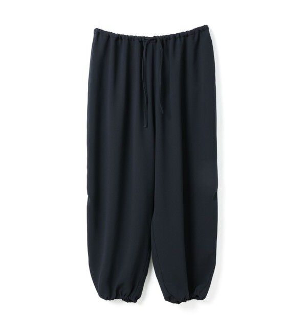 mizuiro ind「mizuiro ind ドローストリングヘムパンツ」|その他|ネイビー