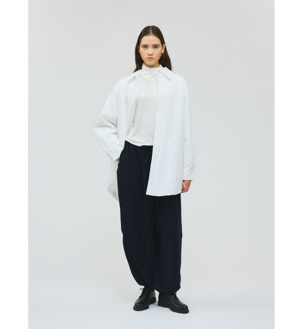 mizuiro ind「mizuiro ind ドローストリングヘムパンツ」|その他|