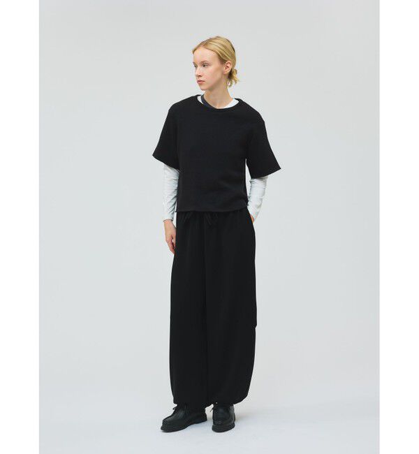 mizuiro ind「mizuiro ind ドローストリングヘムパンツ」|その他|