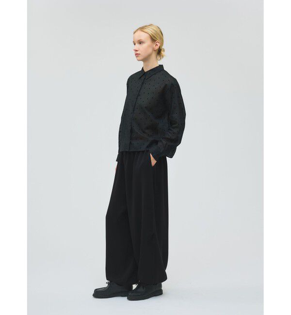 mizuiro ind「mizuiro ind ドローストリングヘムパンツ」|その他|