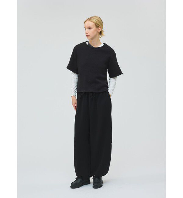 mizuiro ind「mizuiro ind ドローストリングヘムパンツ」|その他|