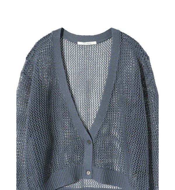 MIDIUMISOLID「MIDIUMISOLID for Ladies メッシュショートカーディガン」|カーディガン|