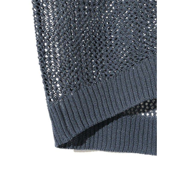 MIDIUMISOLID「MIDIUMISOLID for Ladies メッシュショートカーディガン」|カーディガン|