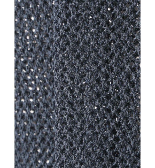 MIDIUMISOLID「MIDIUMISOLID for Ladies メッシュショートカーディガン」|カーディガン|