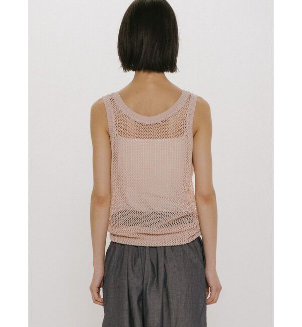 MIDIUMISOLID「MIDIUMISOLID for Ladies メッシュタンクプルオーバー」|ベスト・ジレ|