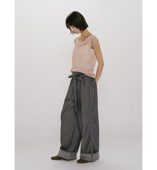 MIDIUMISOLID「MIDIUMISOLID for Ladies メッシュタンクプルオーバー」|ベスト・ジレ|