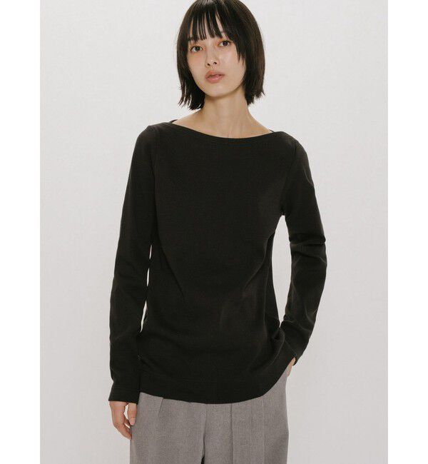 MIDIUMISOLID「MIDIUMISOLID for Ladies リブプルオーバー」|Tシャツ・カットソー|