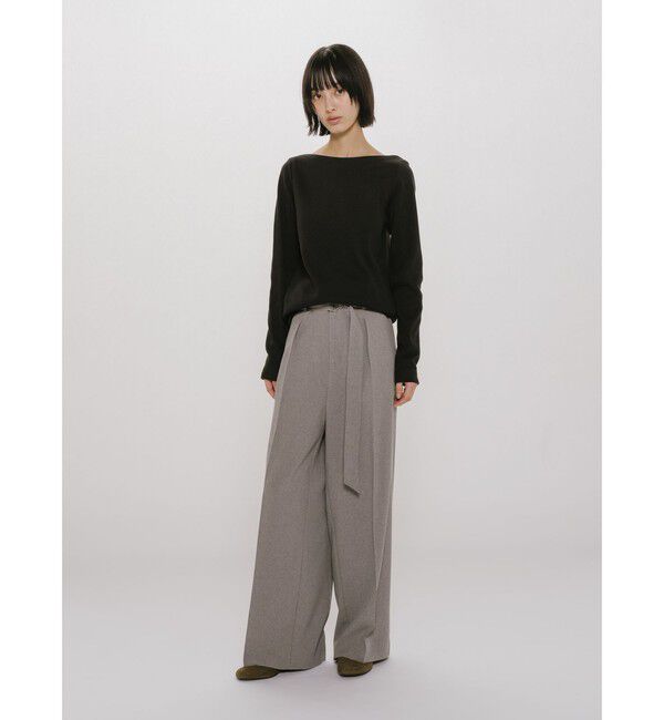 MIDIUMISOLID「MIDIUMISOLID for Ladies リブプルオーバー」|Tシャツ・カットソー|