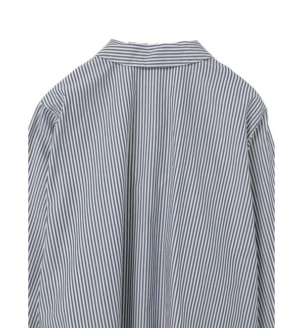 mizuiro ind「mizuiro ind ストライプカバーオール」|シャツ・ブラウス|