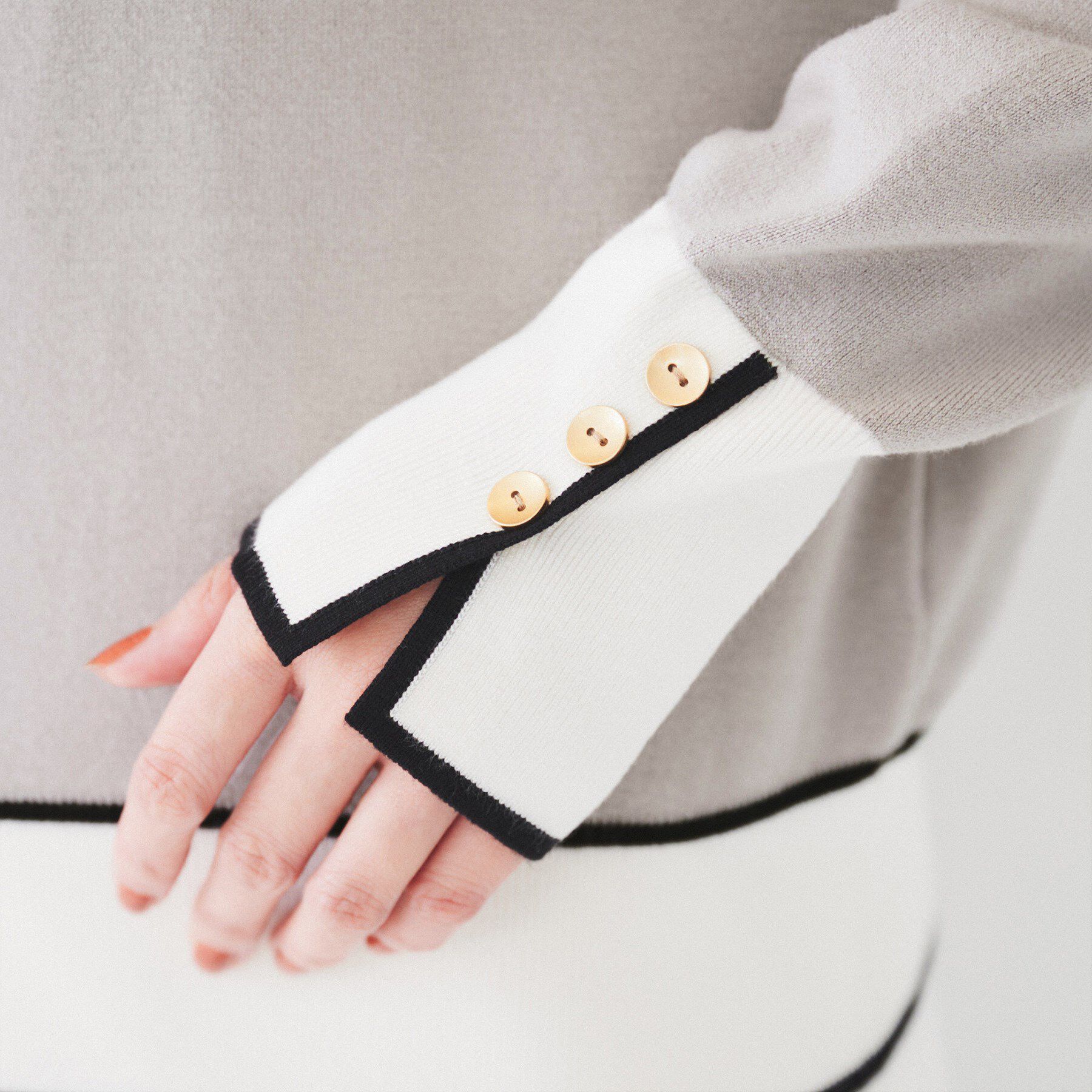 UNTITLED「【アンサンブル可能/6色展開】スパンレーヨン プルオーバーニット」|ニット・セーター|