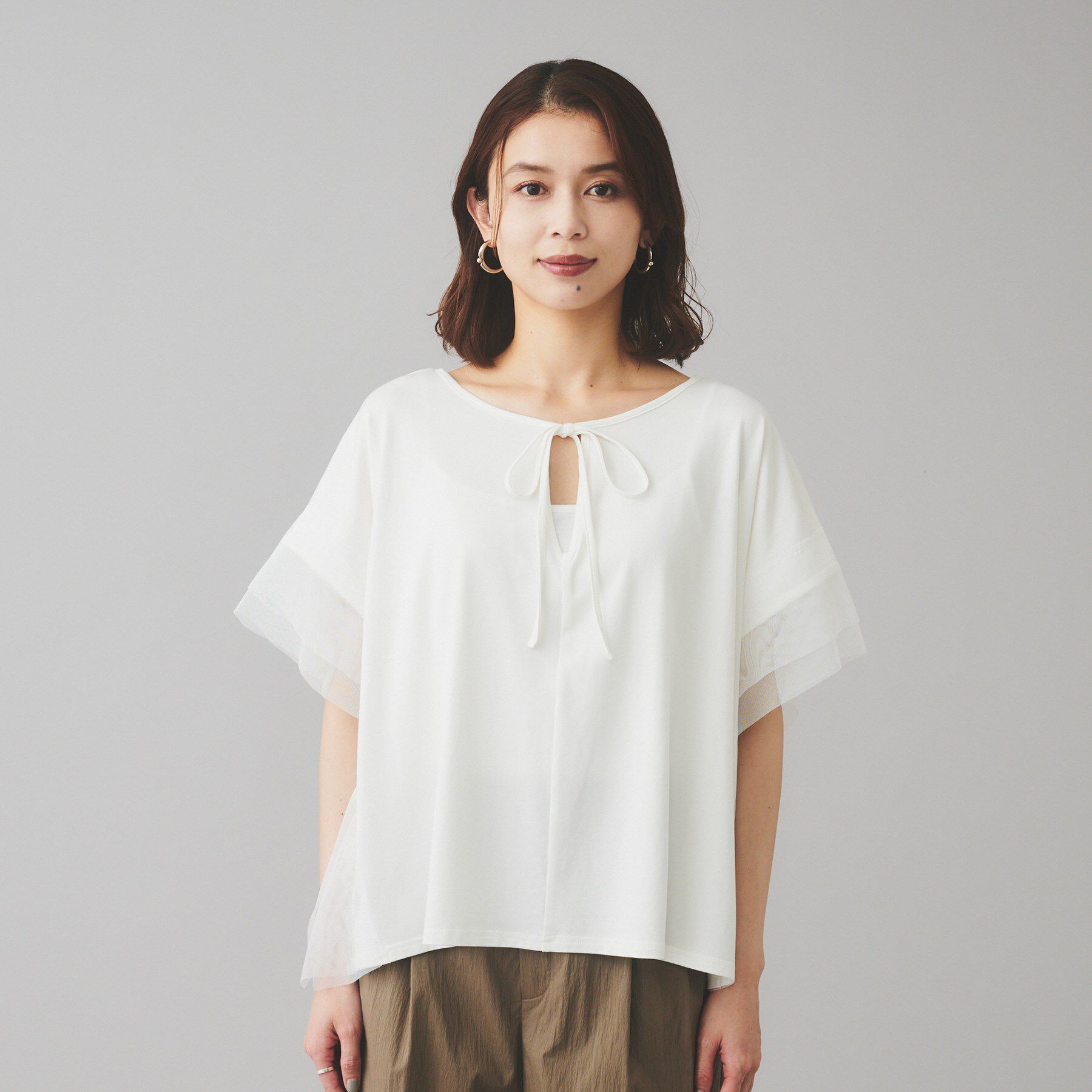 UNTITLED「【TORRAZZO DONNA】前後2wayポンチョプルオーバー」|Tシャツ・カットソー|