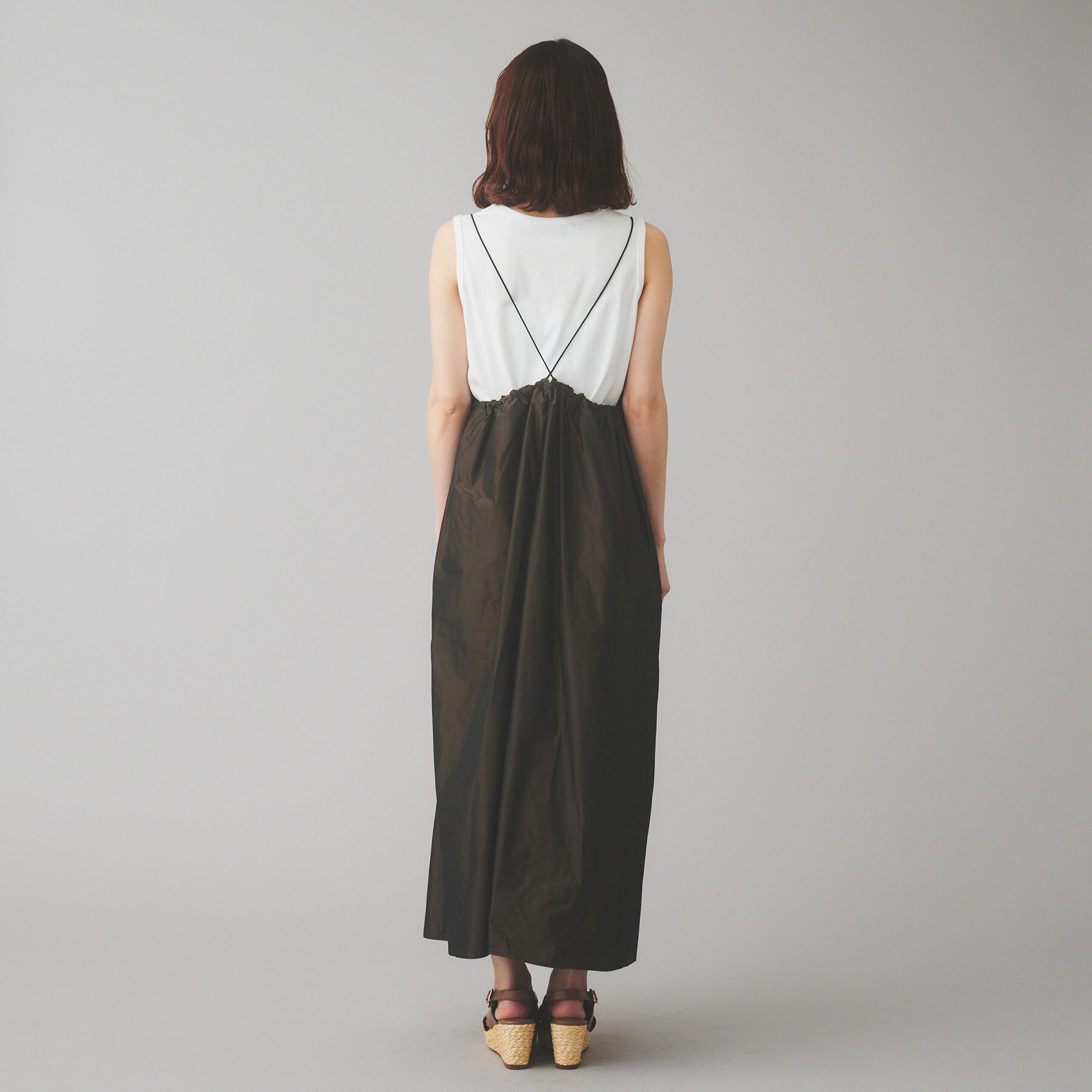 UNTITLED「【Liyoca】タフタキャミワンピース」|ワンピース|