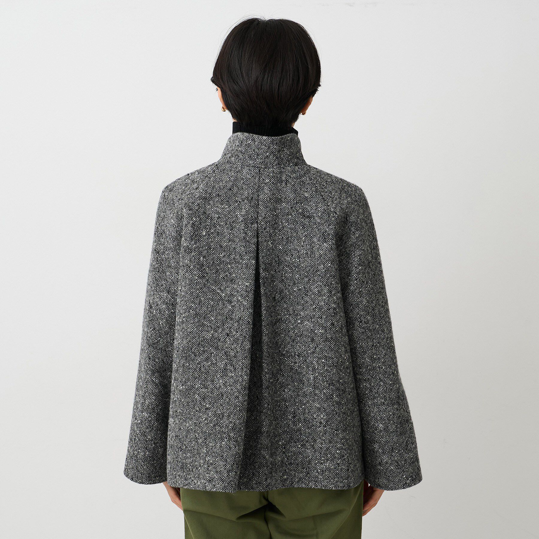 UNTITLED「【スタンドカラー/オンオフ使える】クラシカルツイードコート」|その他|