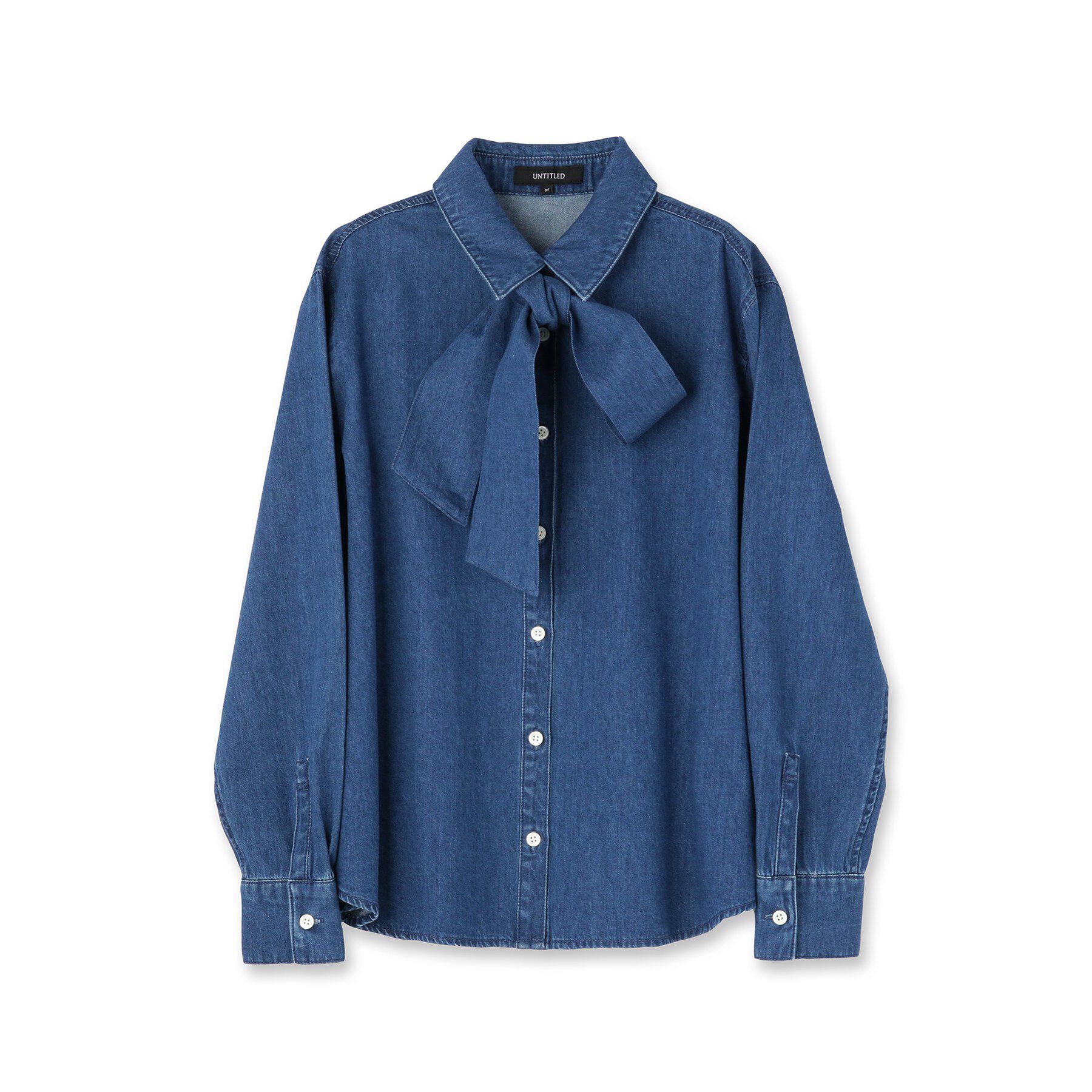 UNTITLED「ライトウェイトデニムブラウス」|シャツ・ブラウス|