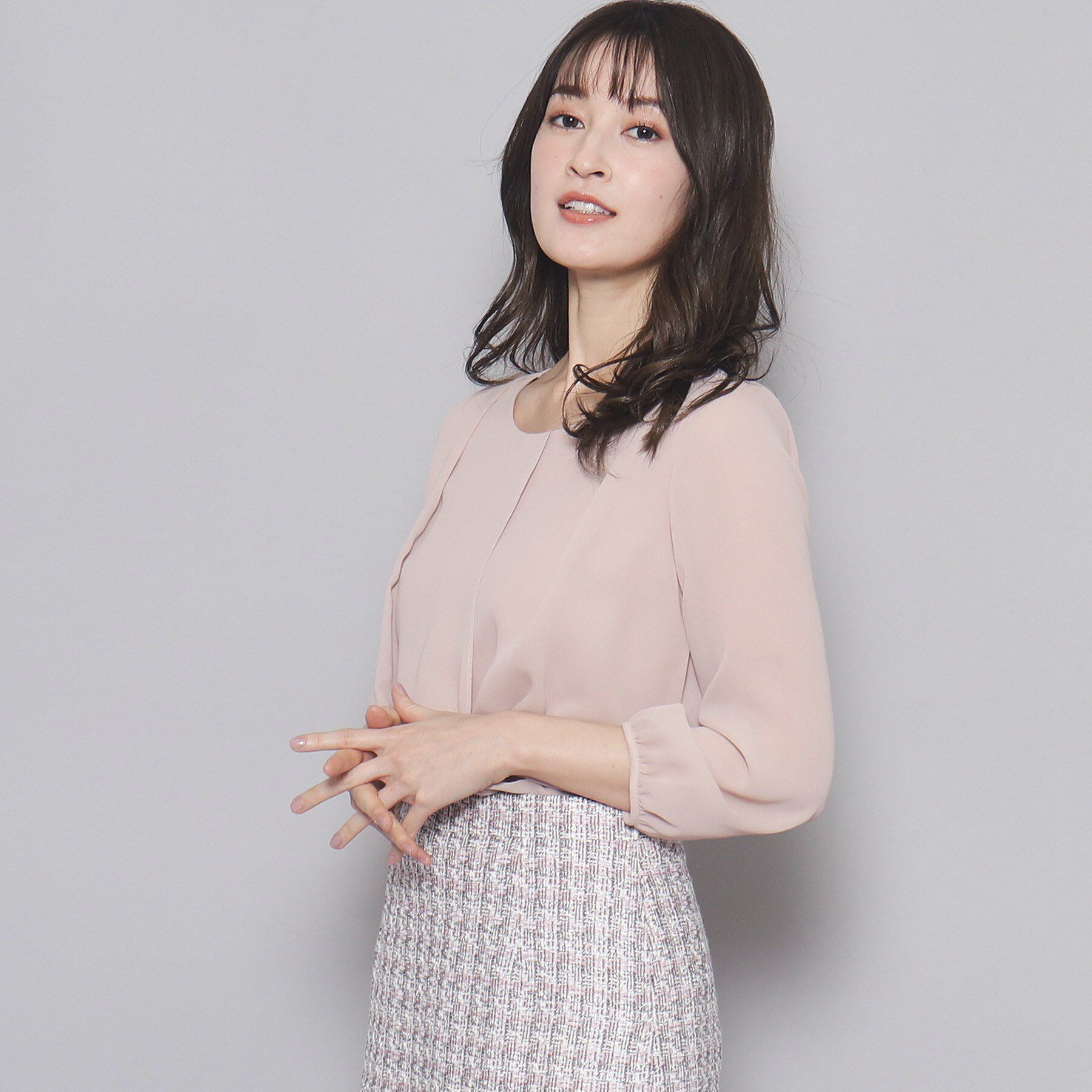 COUP DE CHANCE「【洗える／日本製】ドレープブラウス」|シャツ・ブラウス|