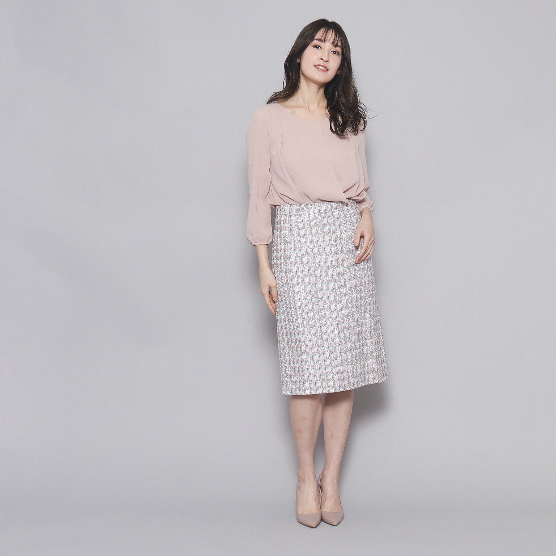 COUP DE CHANCE「【洗える／日本製】ドレープブラウス」|シャツ・ブラウス|