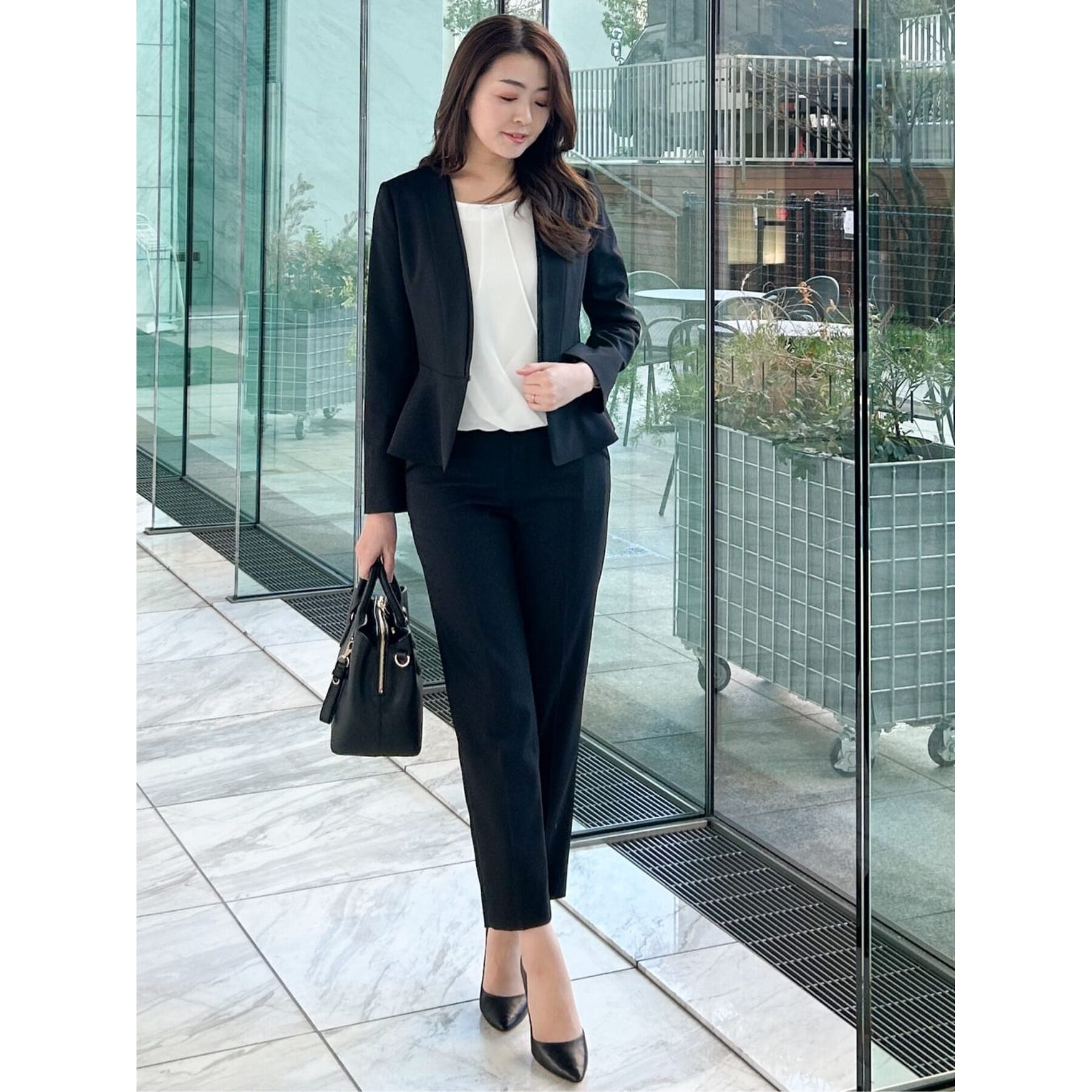 COUP DE CHANCE「【洗える／日本製】ドレープブラウス」|シャツ・ブラウス|