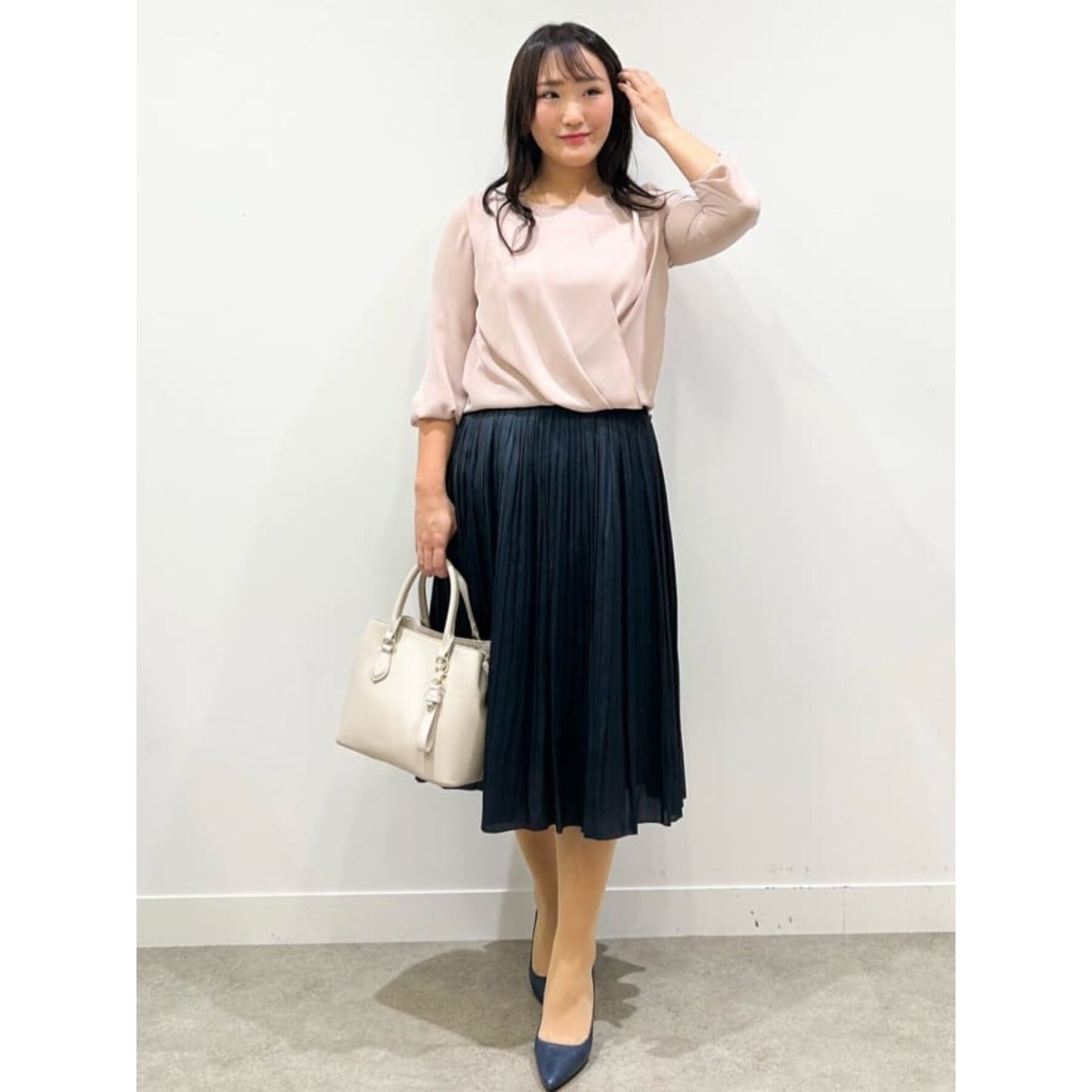 COUP DE CHANCE「【洗える／日本製】ドレープブラウス」|シャツ・ブラウス|