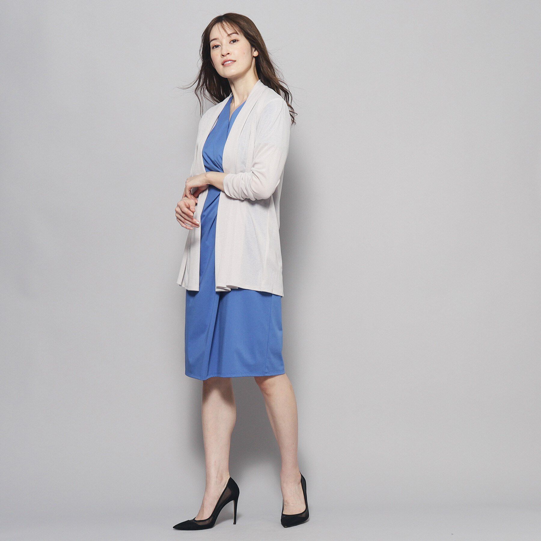 COUP DE CHANCE「【洗える／日本製／UV対策／接触冷感】夏におすすめ！定番ジャージ素材カーディガン」|カーディガン|