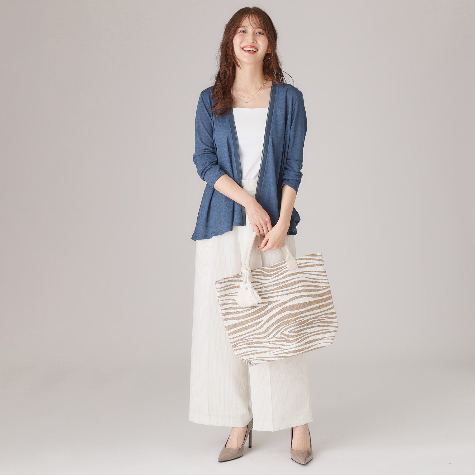 COUP DE CHANCE「【洗える】着流しカーディガン」|カーディガン|