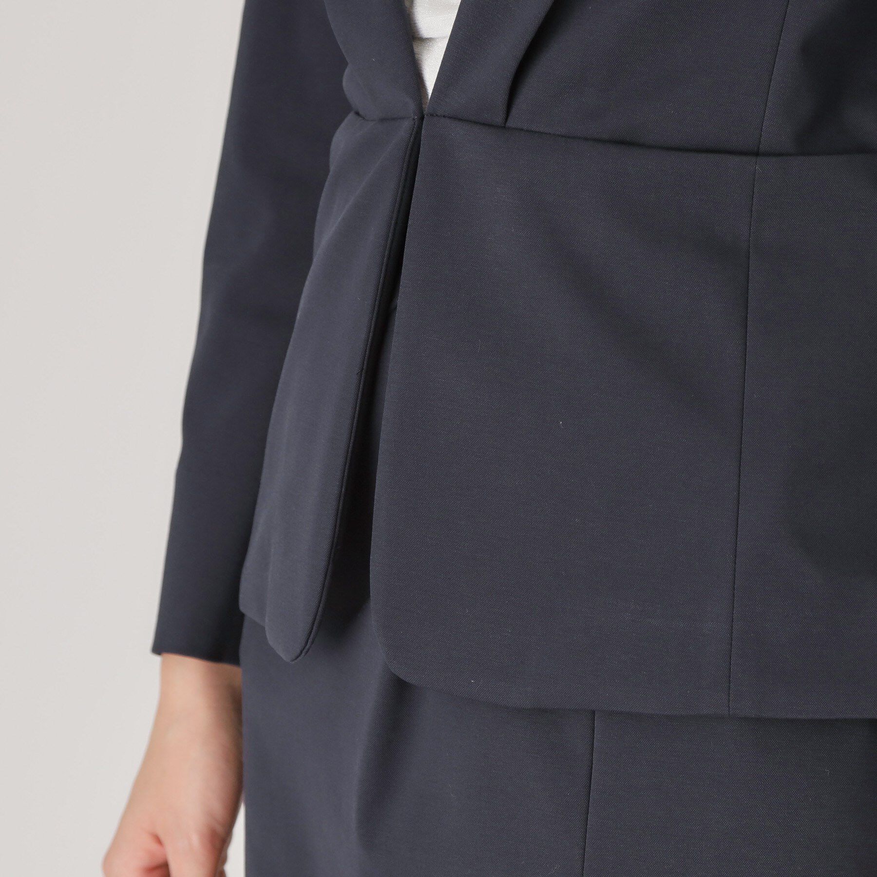 COUP DE CHANCE「【洗える／日本製】ショールカラージャケット」|ノーカラージャケット|