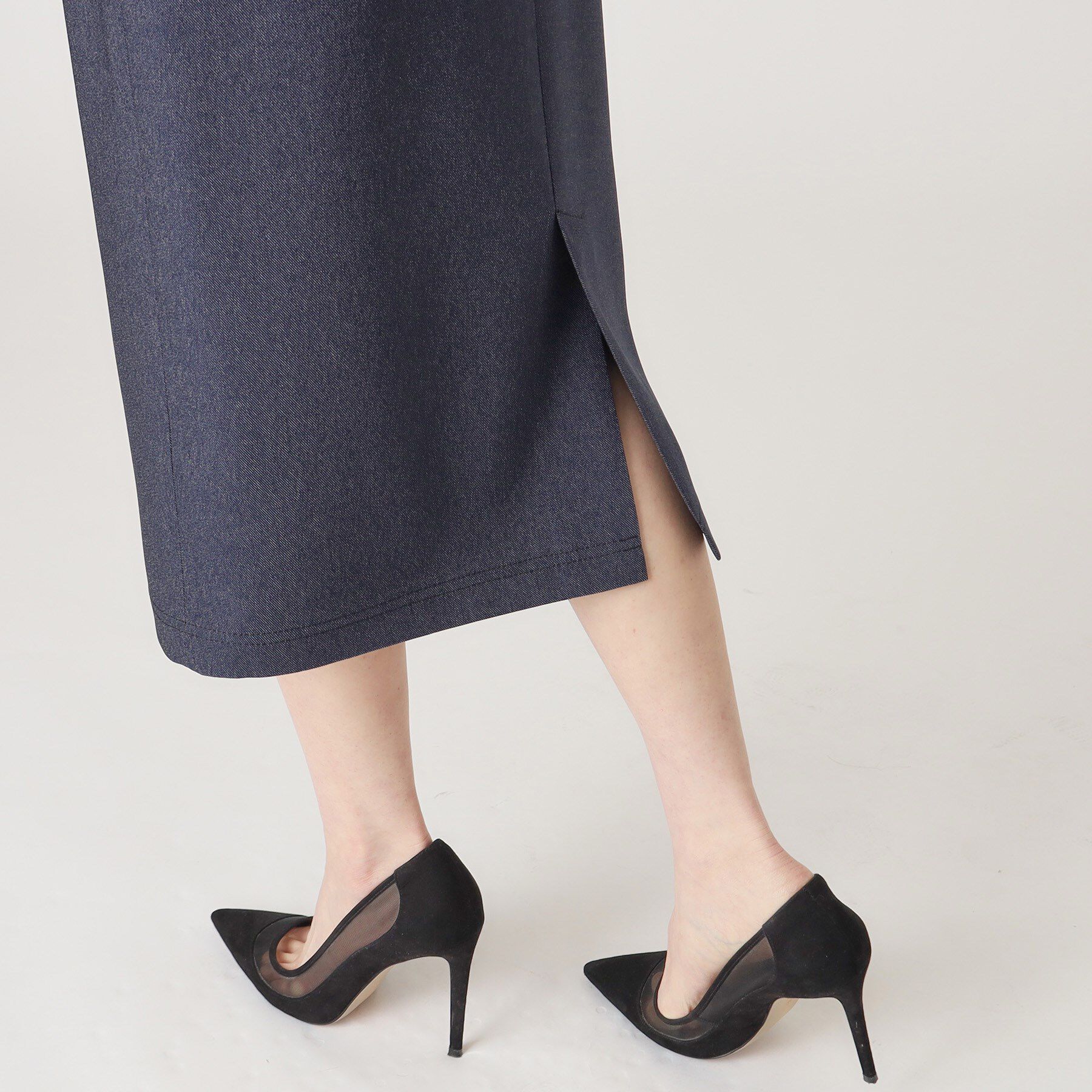 COUP DE CHANCE「【洗える／日本製】デニム調ナロータイトスカート」|スカート|