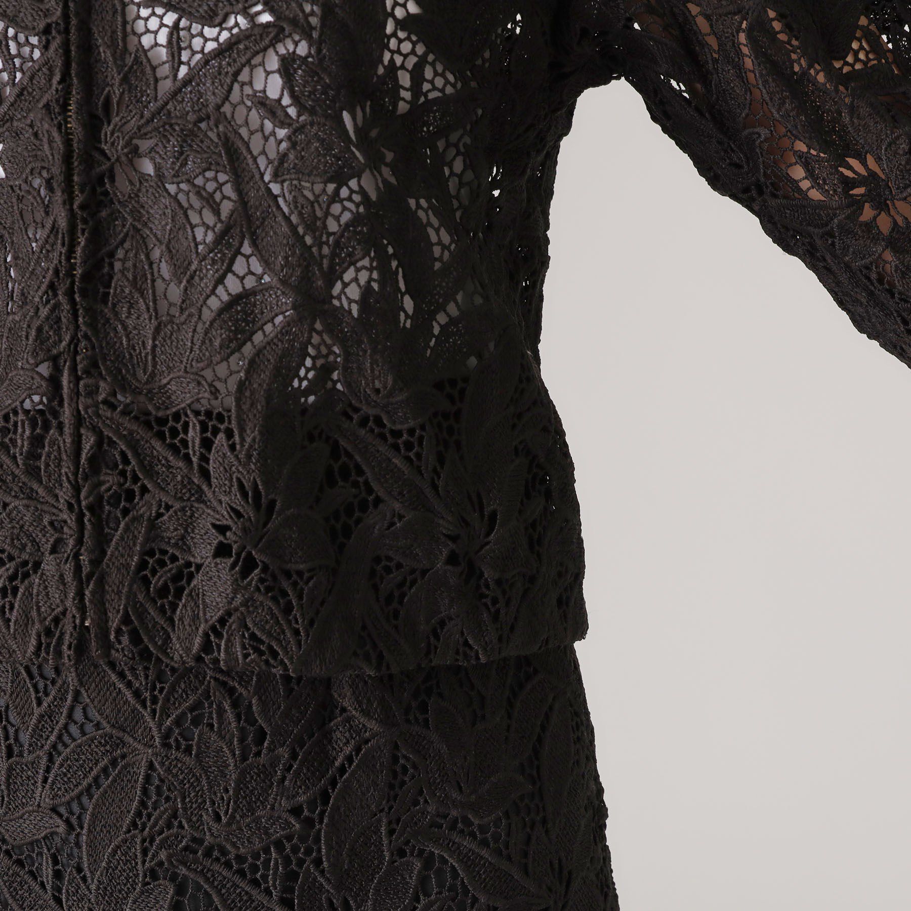 COUP DE CHANCE「【レース／セットアップ可】華やかレースブルゾン」|ブルゾン・スタジャン|