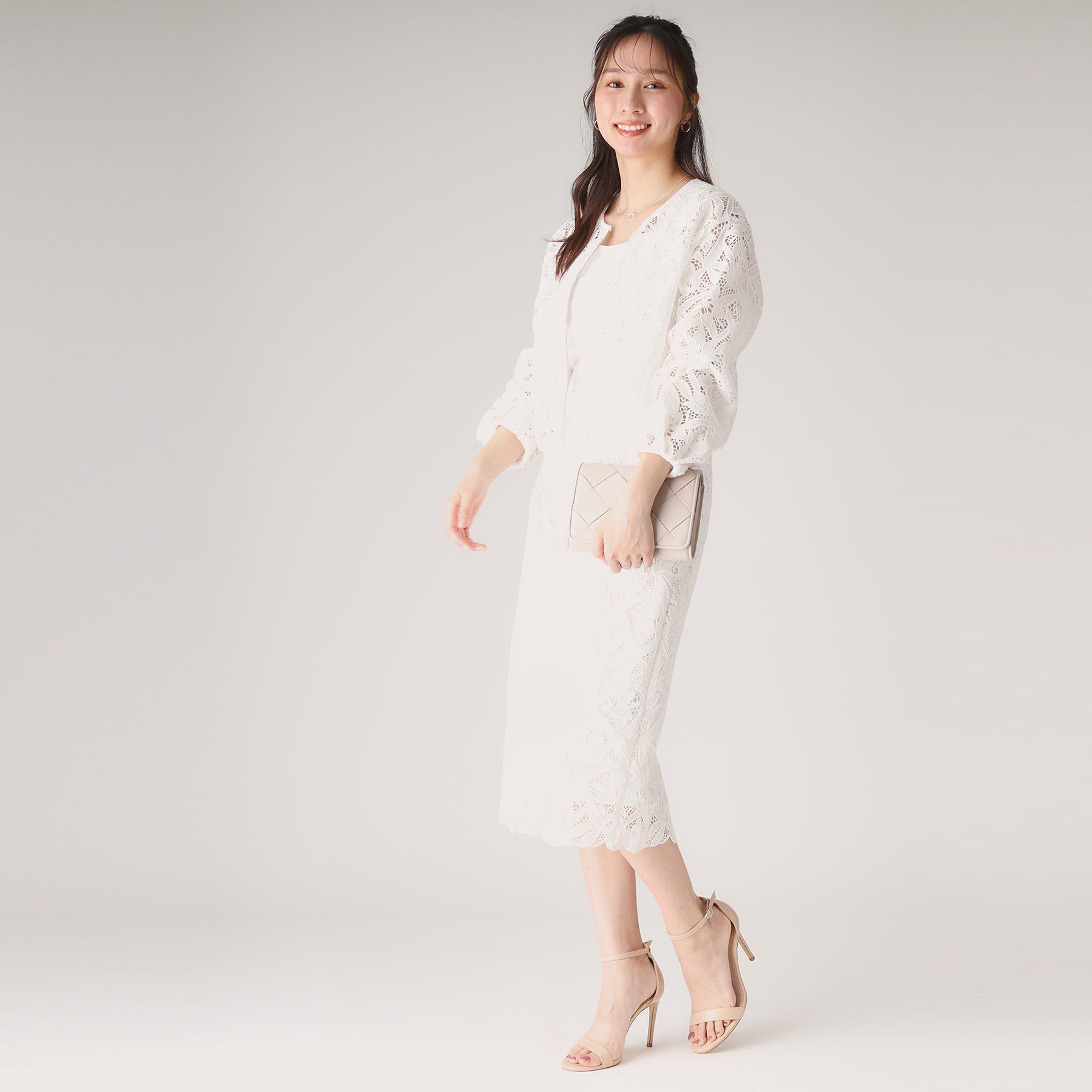 COUP DE CHANCE「【レース／セットアップ可】華やかレースブルゾン」|ブルゾン・スタジャン|