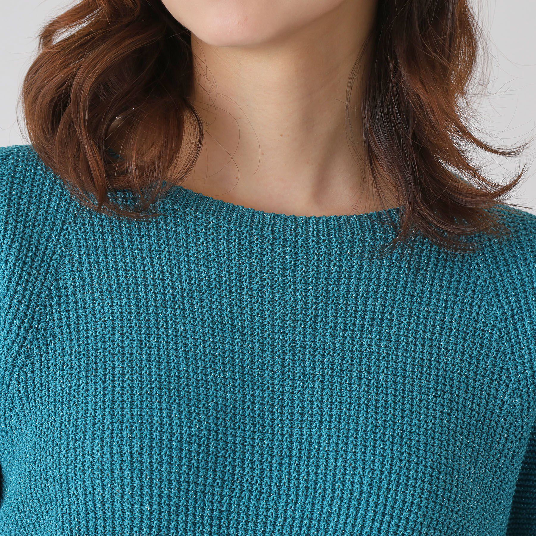 COUP DE CHANCE「【洗える／日本製】ラメ和紙混ニットトップス」|ニット・セーター|