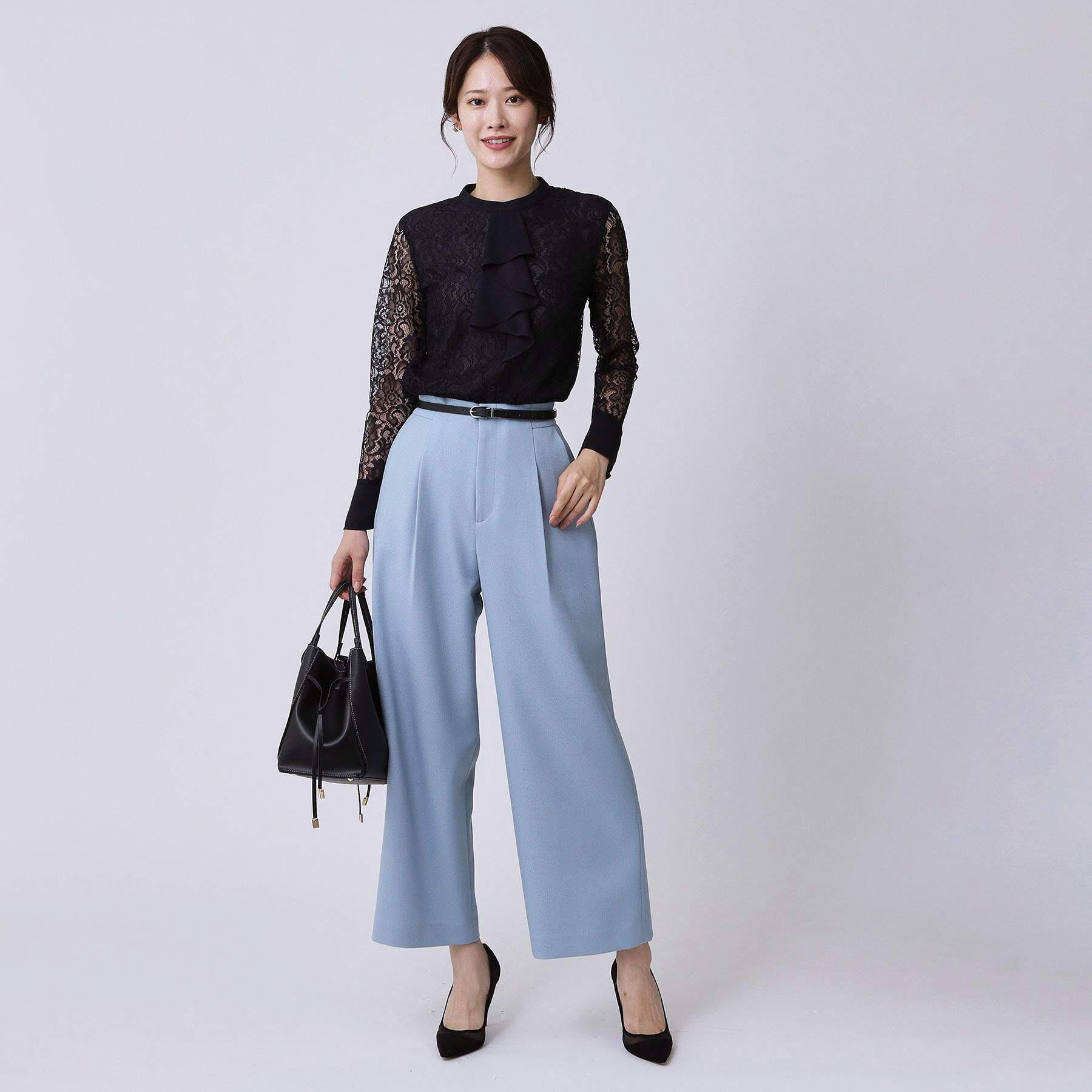 COUP DE CHANCE「【日本製】フラワーレースブラウス」|シャツ・ブラウス|