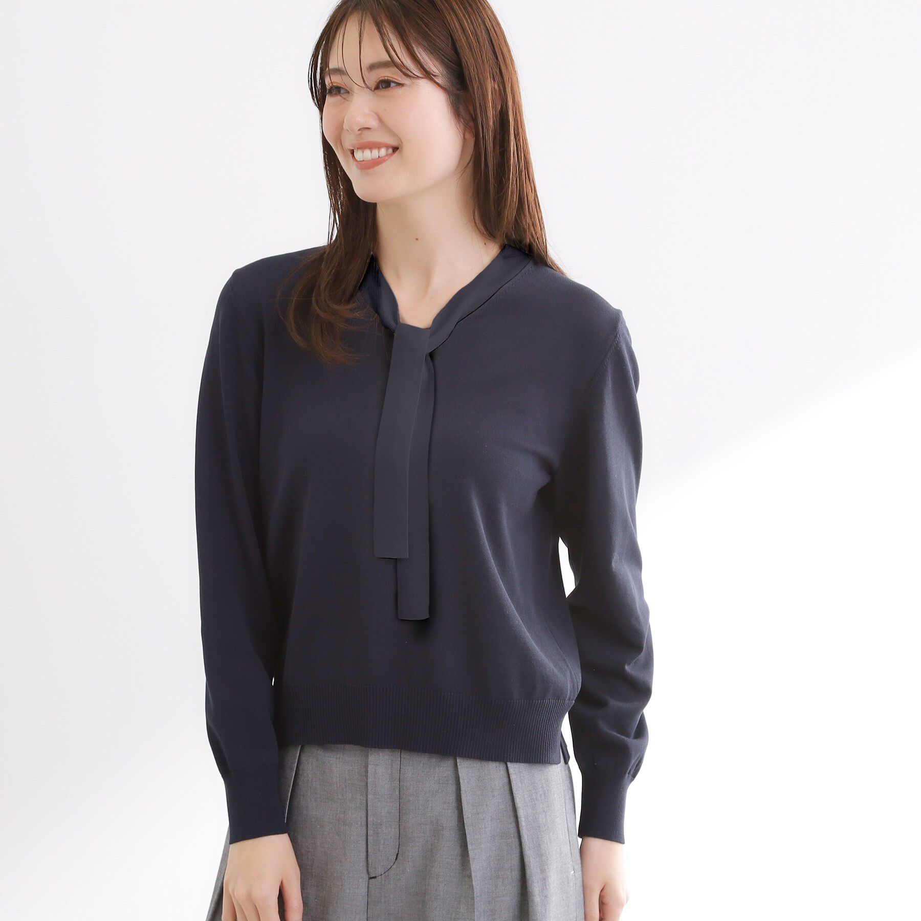 Reflect「ハイゲージボウタイニット」|ニット・セーター|