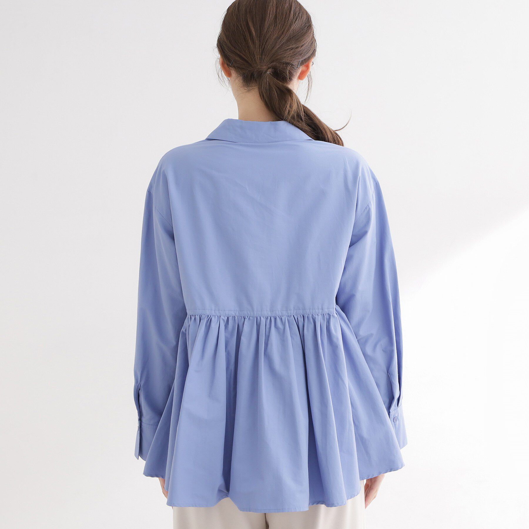 Reflect「【レイヤードにおすすめ◎】ペプラムデザインシャツ」|シャツ・ブラウス|