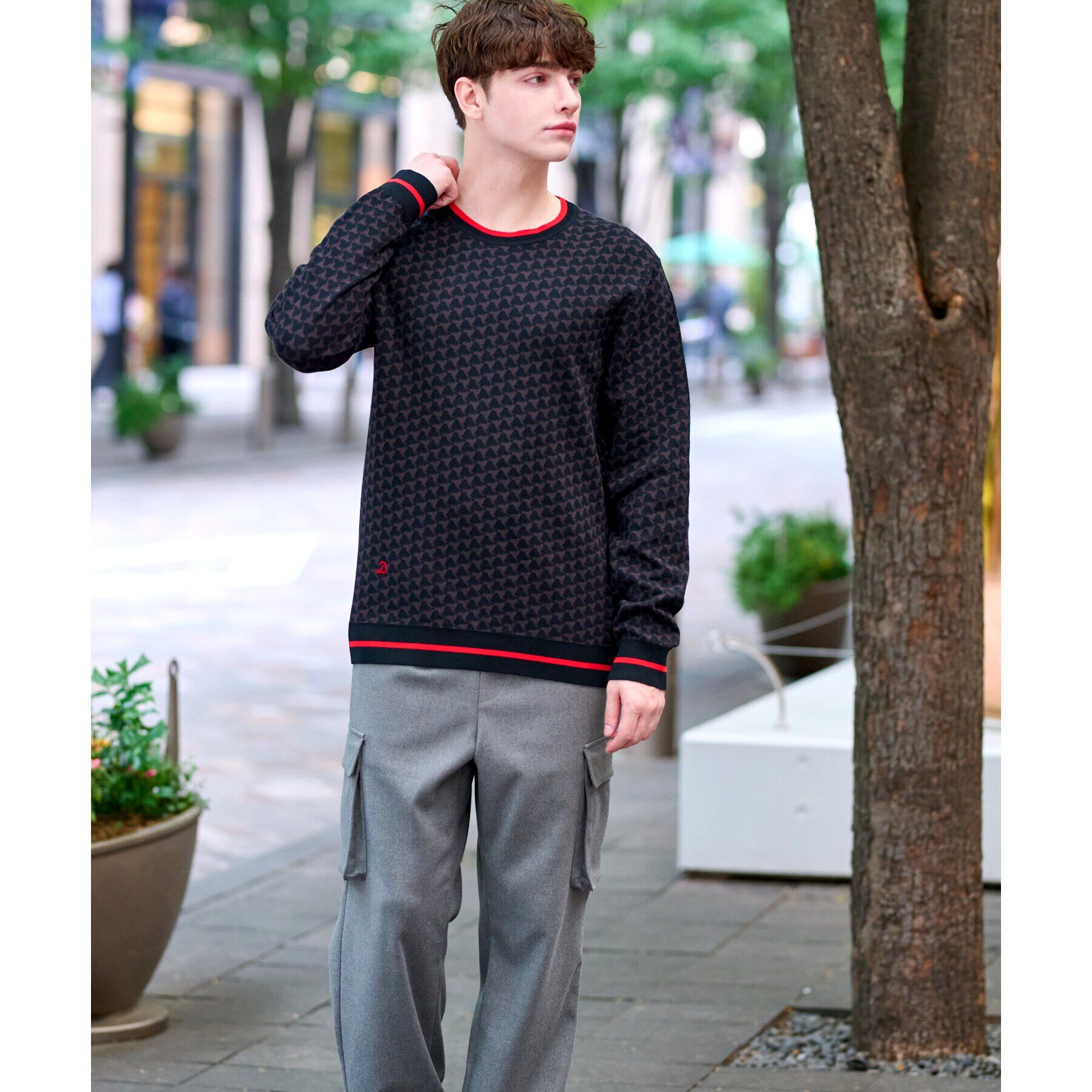 DRESSTERIOR「トリニティジャカードニット」|ニット・セーター|