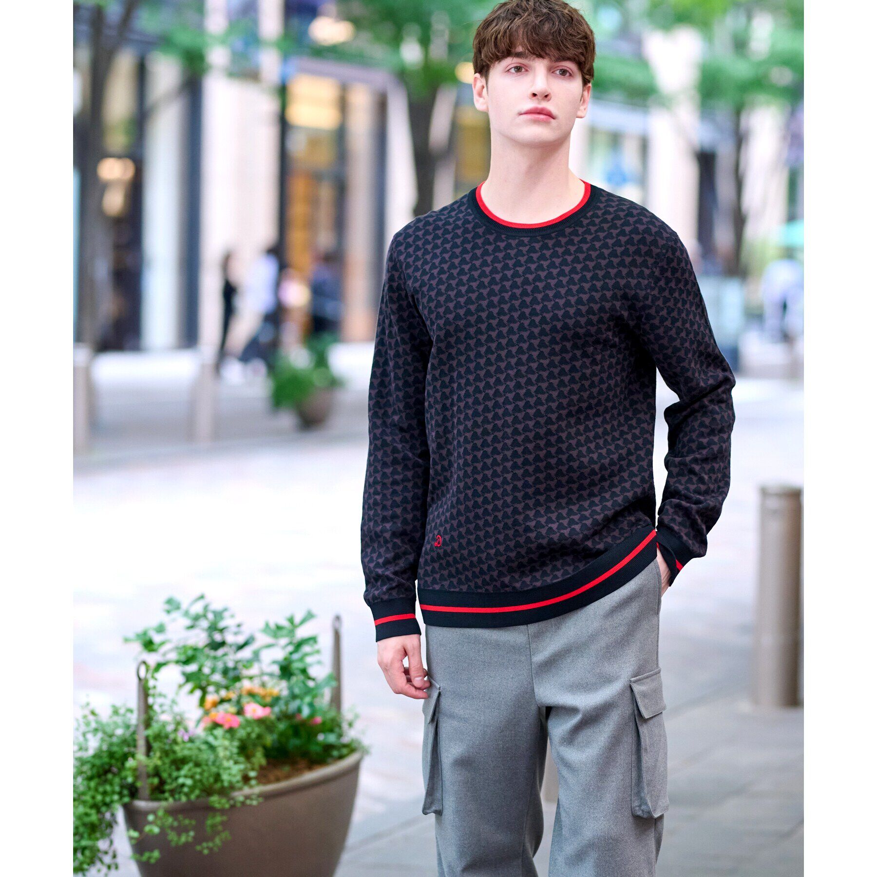 DRESSTERIOR「トリニティジャカードニット」|ニット・セーター|